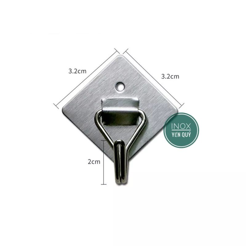 Inox mờ móc đơn treo đồ xoay tiện lợi có thể bắt tường hoặc ngược trần tủ