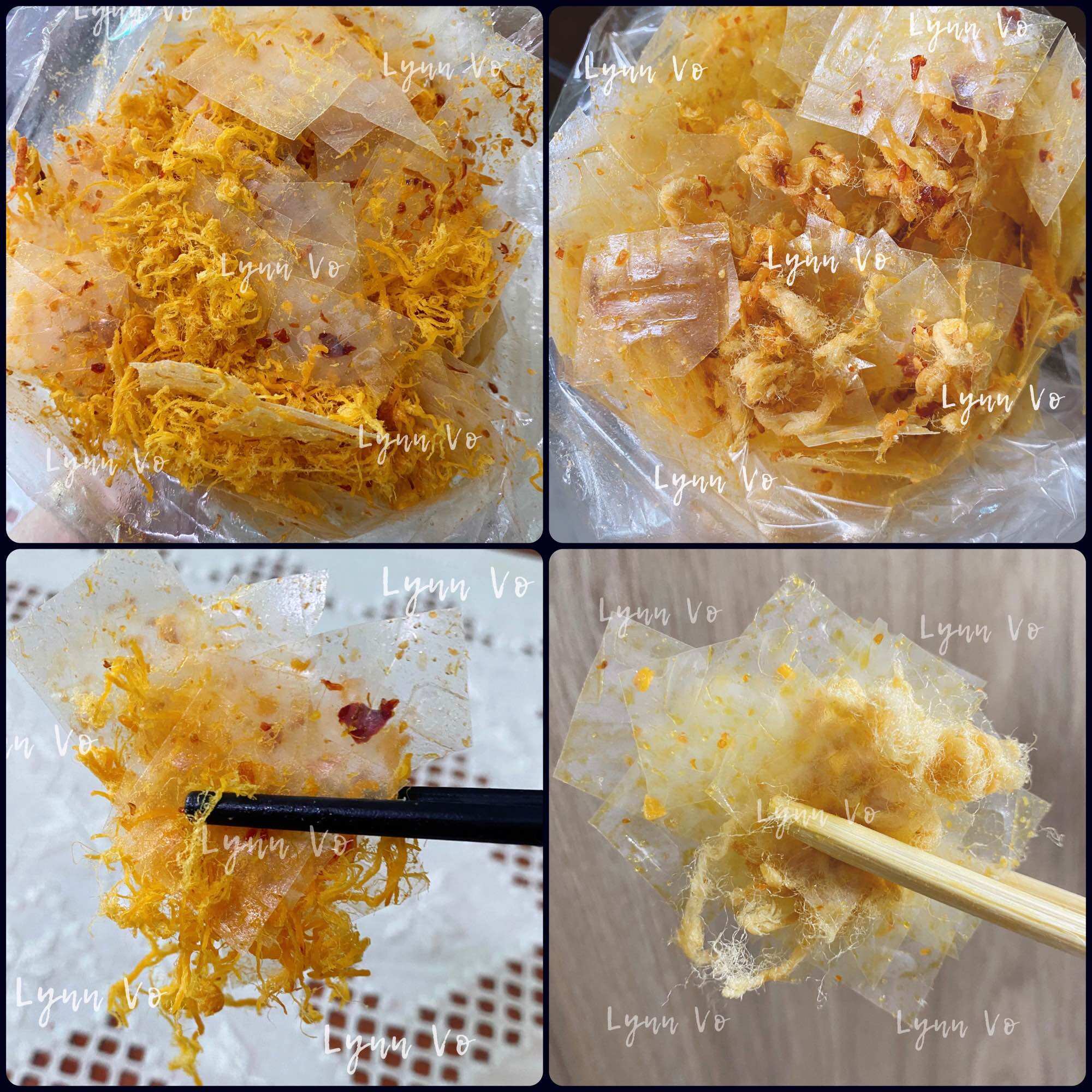 Bánh tráng SaTe TỎI,CHÀ BÔNG (túi zip 250gr)