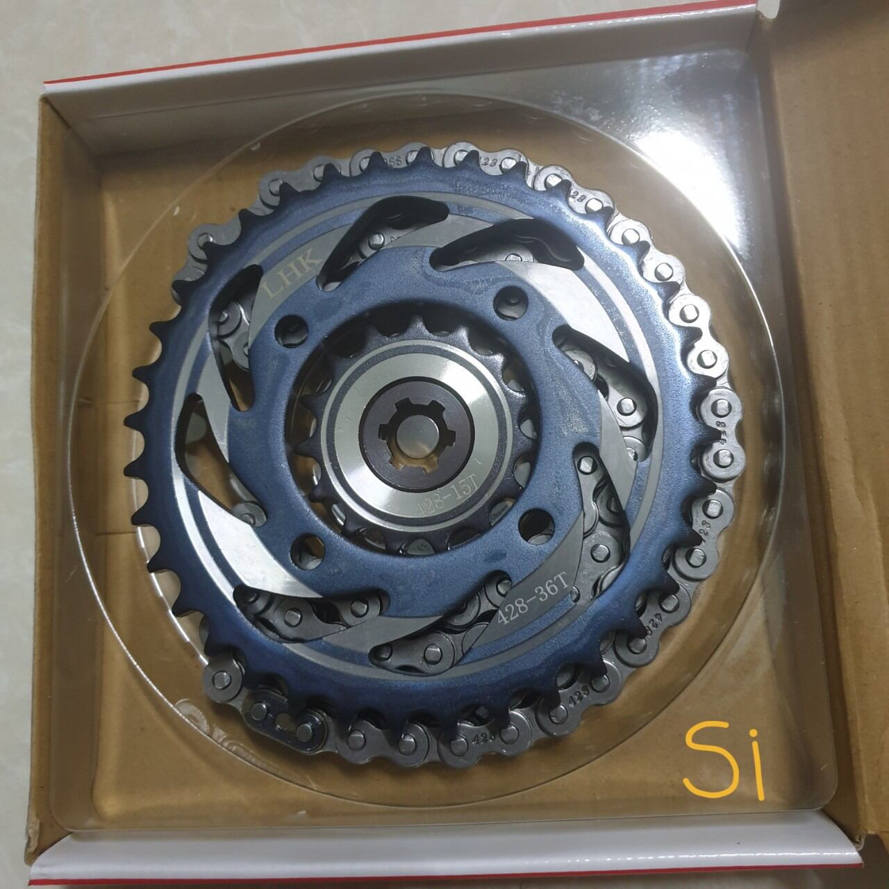 (XẢ KHO)Nhông sên đĩa LHK thái lan cho xe sirius thường,sên 9li