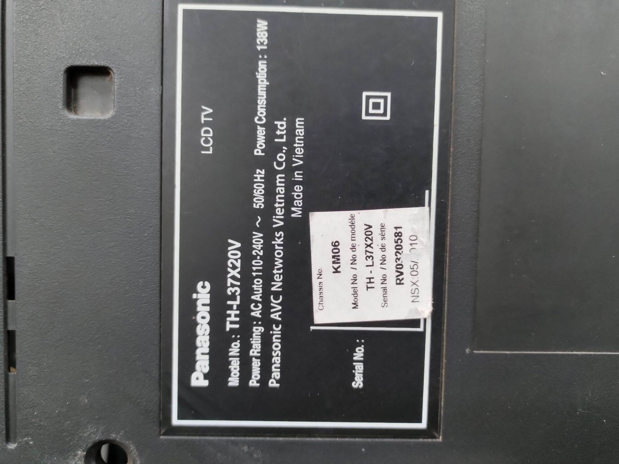Board mạch, cáp, loa tivi Panasonic TH L37X20V