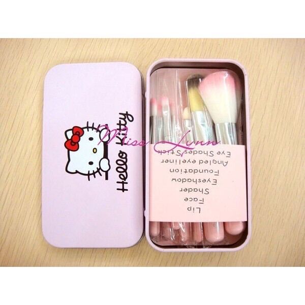 [HCM]Bộ 7 cọ trang điểm hello kitty