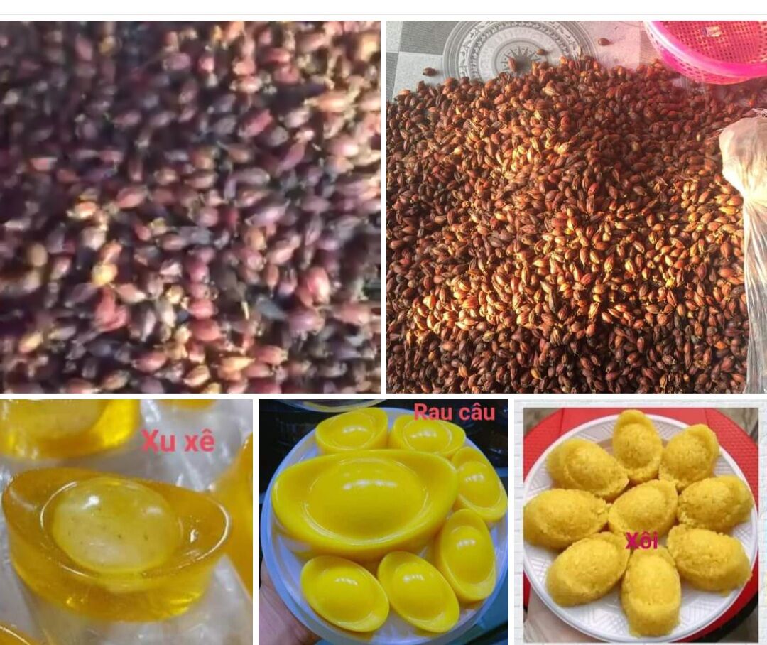 Quả dành dành khô tạo màu 100g