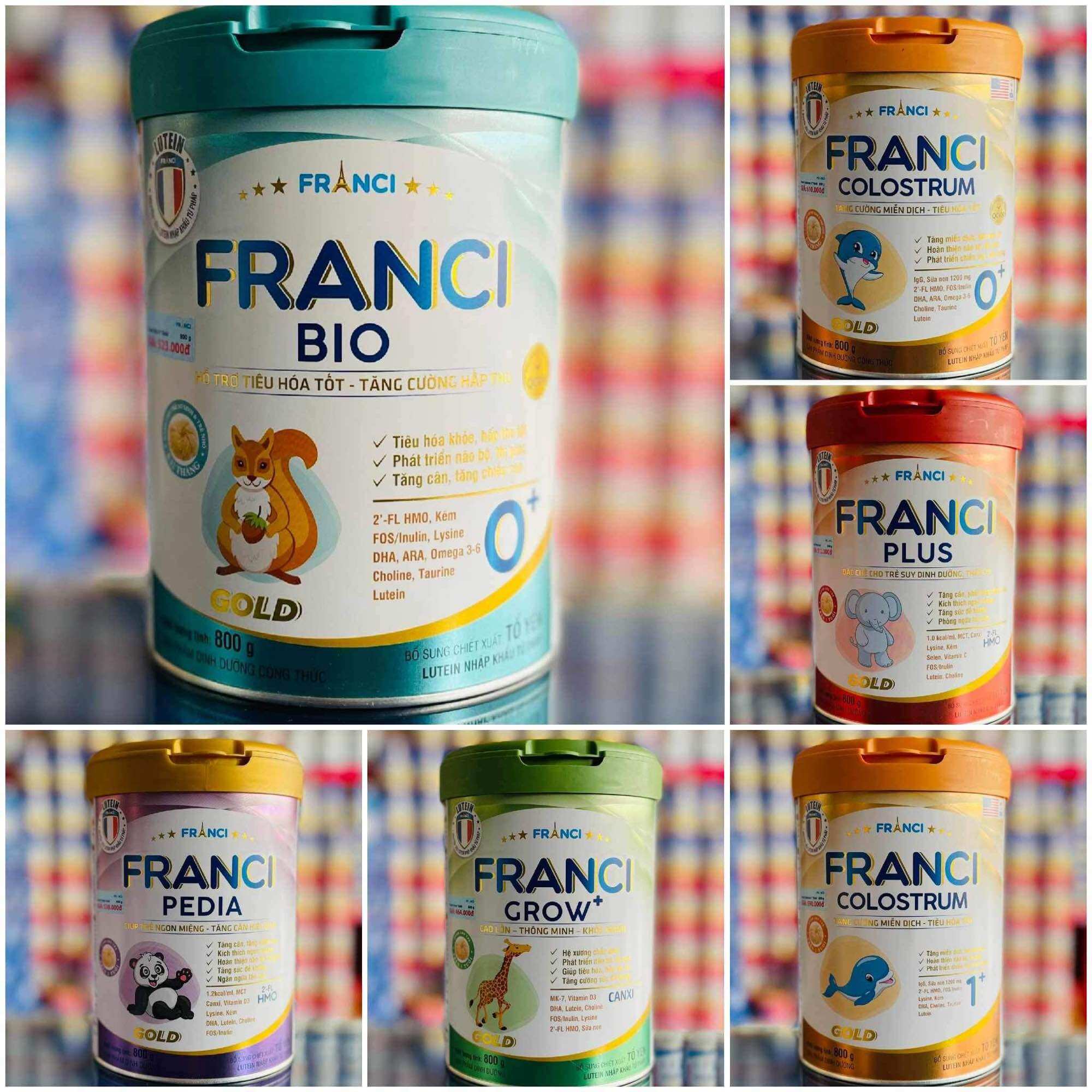 Sữa Bột Franci Colostrum 0+ 800g