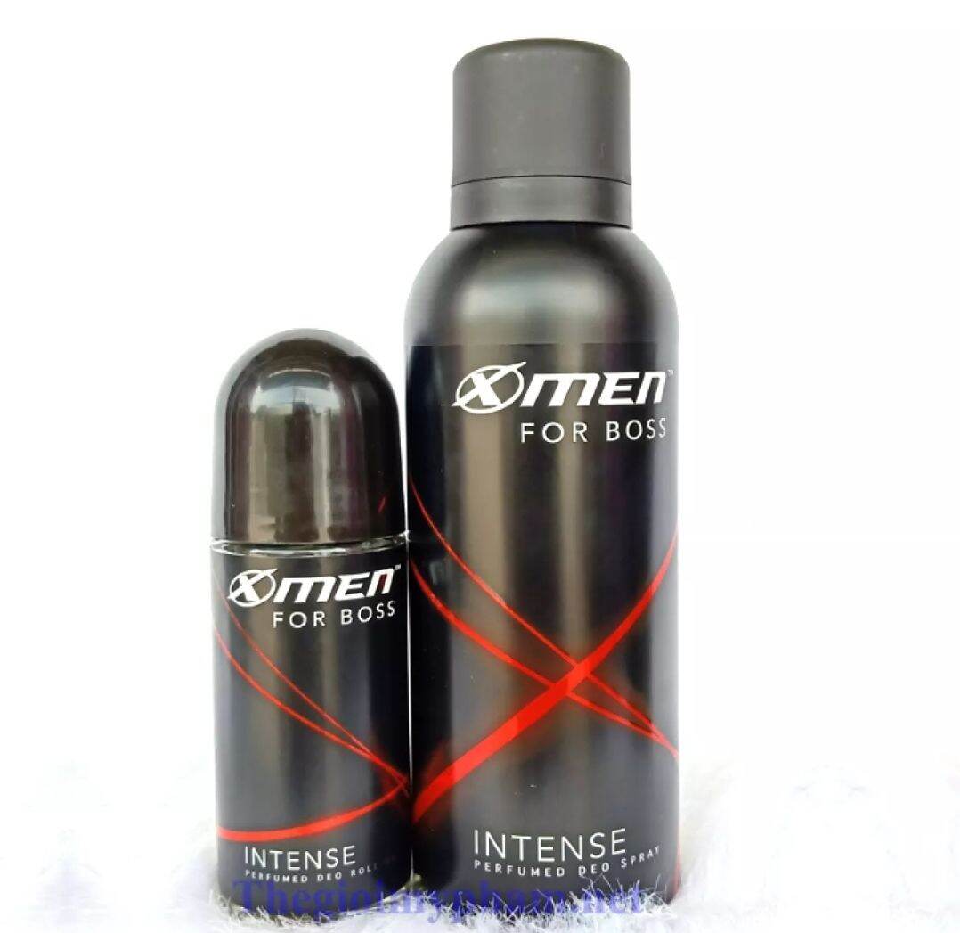 Xịt khử mùi Xmen for boss đỏ 50ml. Lăn khử mùi Xmen for boss đỏ 50ml. Com bo xịt khử mùi và lăn khử mùi Xmen for boss đỏ