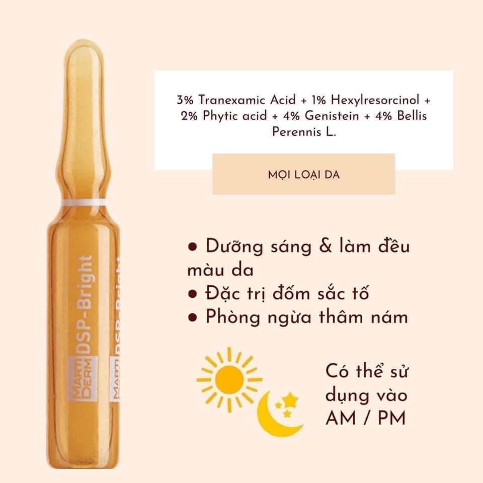 Martiderm Pigzero DSP Bright dưỡng sáng đều màu