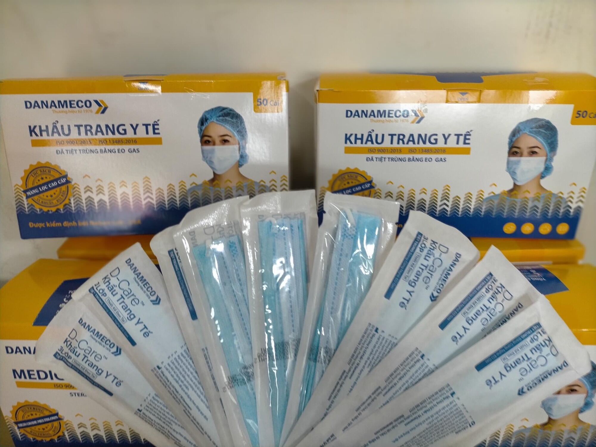 Khẩu trang y tế Danameco tiệt trùng túi 1c
