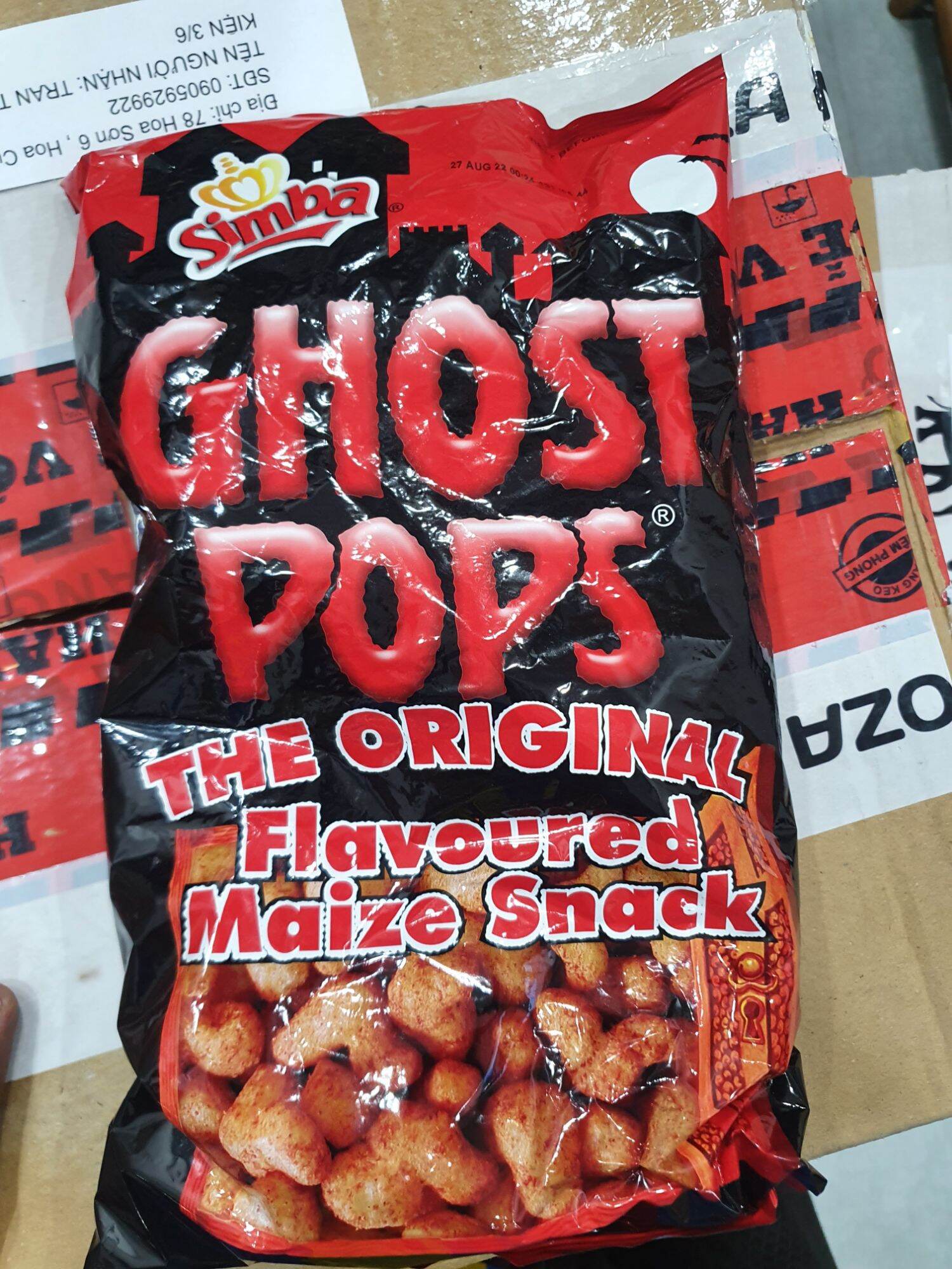 Ghost Pops Simba 100g Flavoured Maize Snack