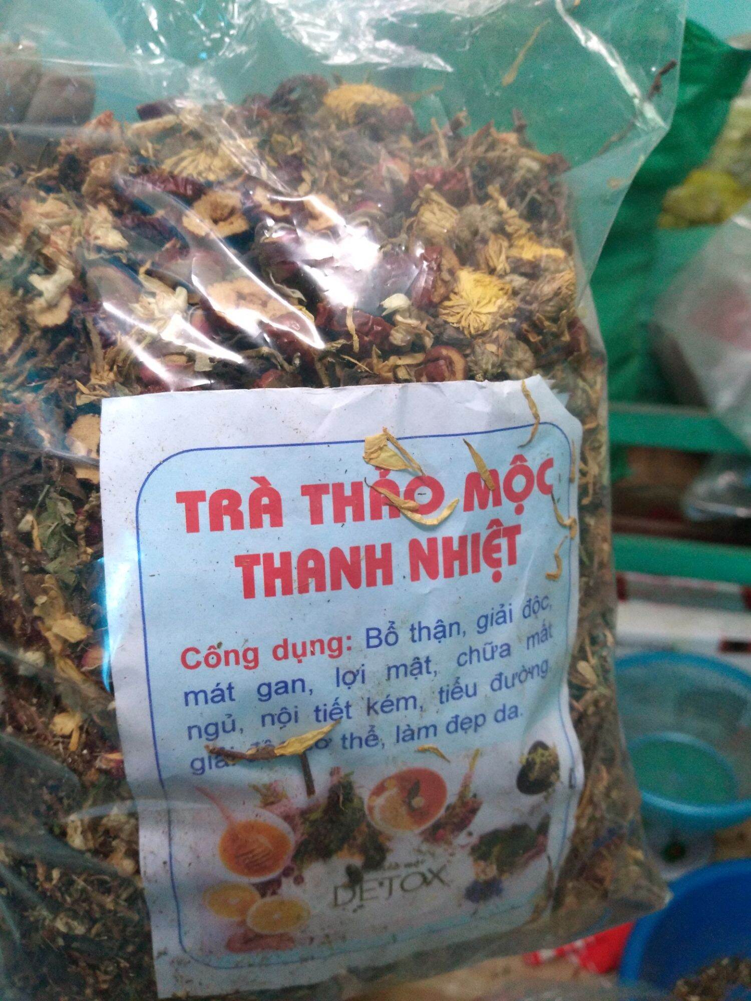 Trà thảo mộc thanh nhiệt -mát gan -đẹp da