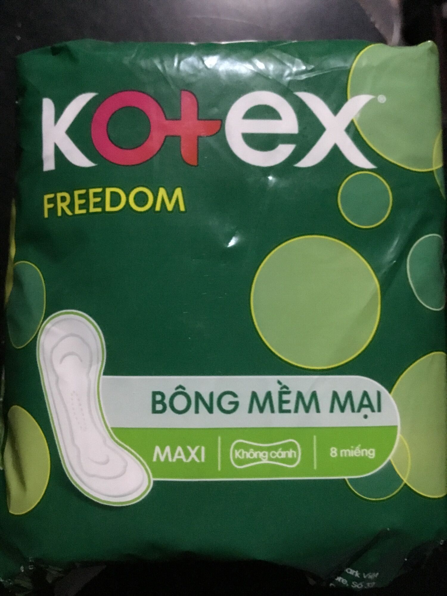 Combo 2 gói kotex freedom maxi không cánh- mỗi gói 8 miếng- hsd luôn mới