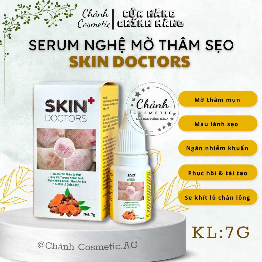 Serum mụn siêu tốc 9h skin doctors giúp tiêu nhân mụn, giảm viêm, gom còi mụn, giảm thâm 7g
