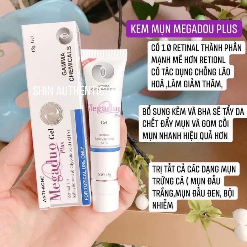 Megaduo Gel 15g hỗ trợ giảm mụn, thâm