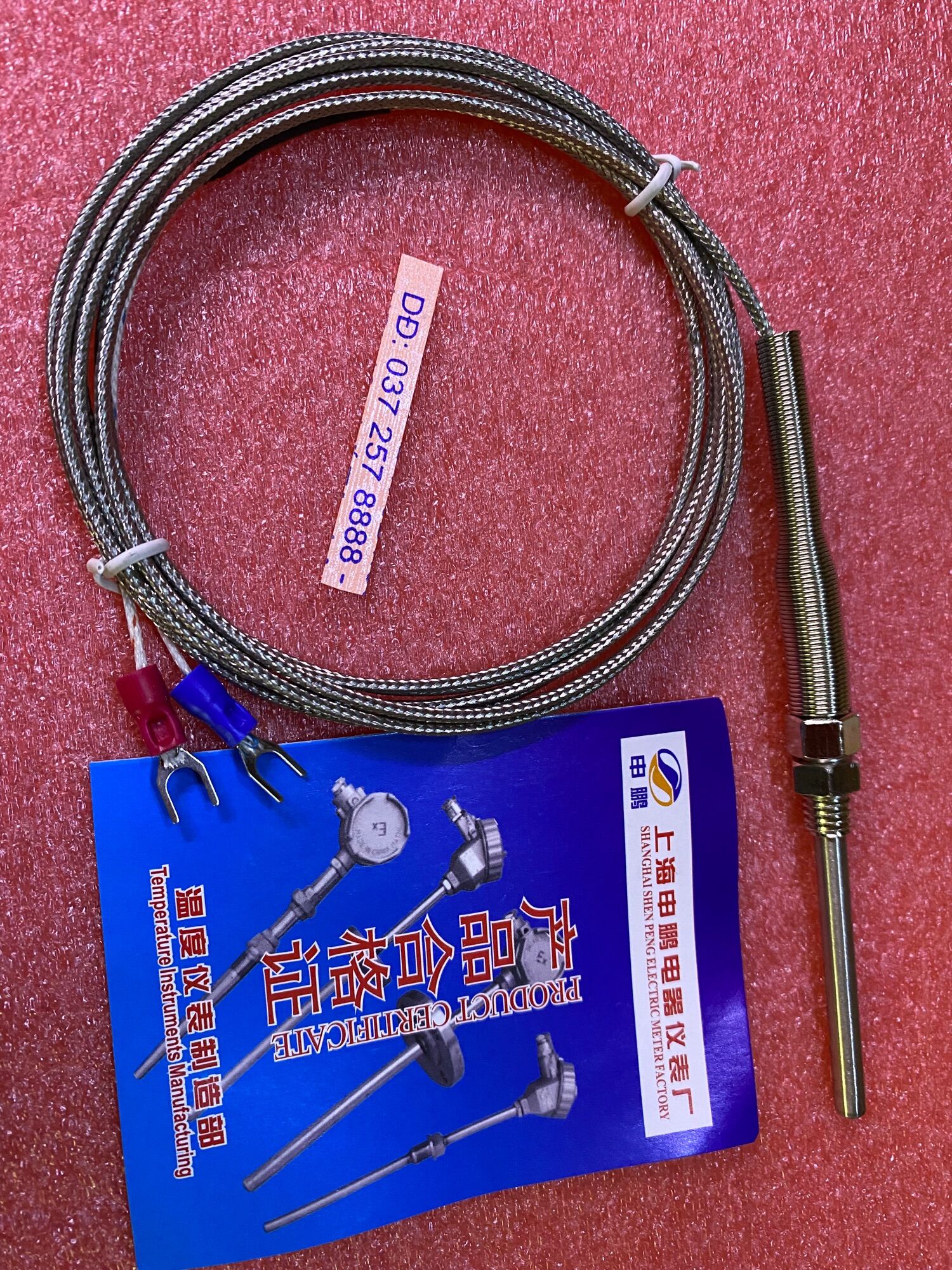 Đầu dò nhiệt độ can K , dây cảm biến 2 m-5 cm