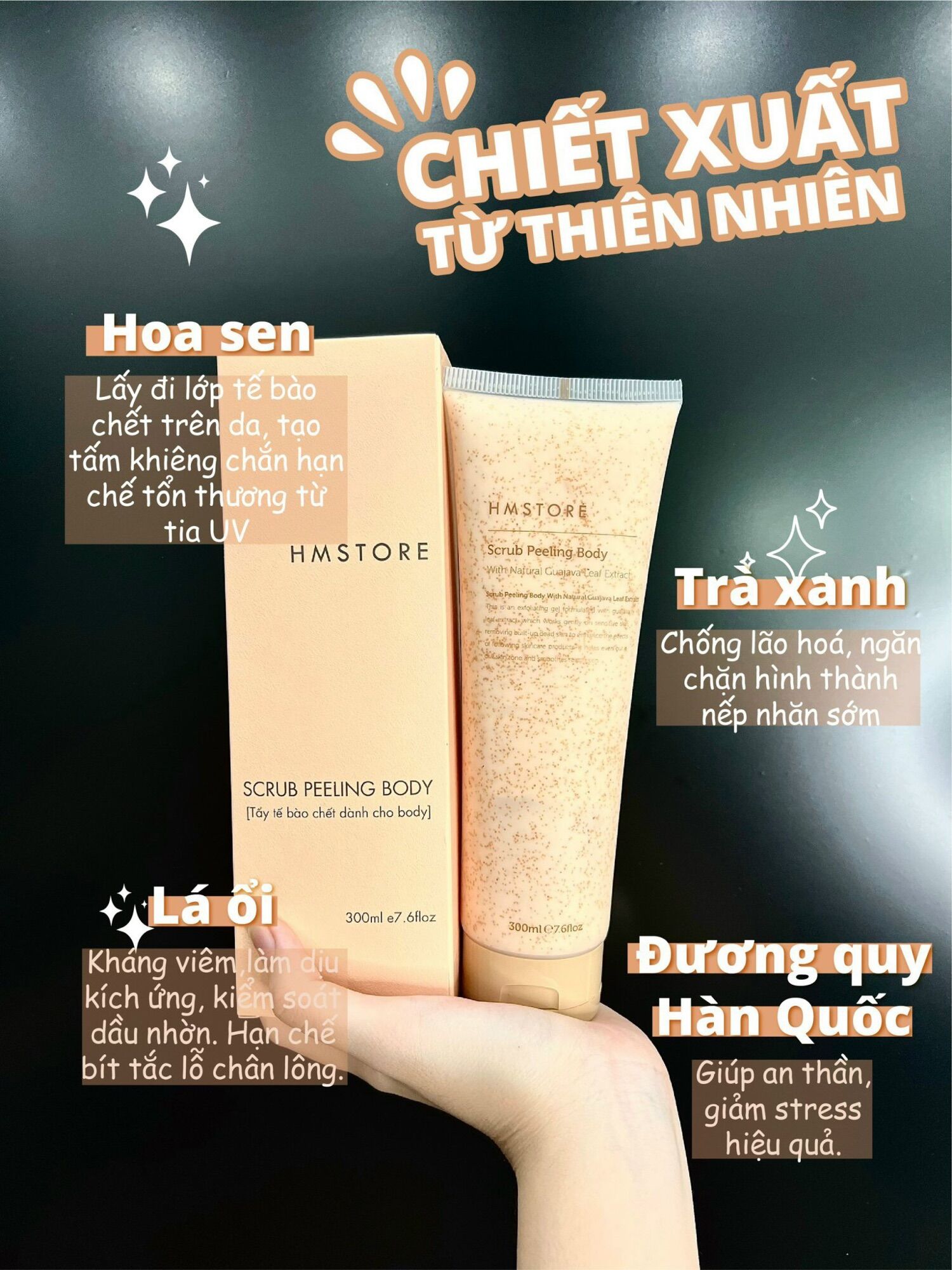 TẨY TẾ BÀO CHẾT FACE VÀ BODY HM STORE