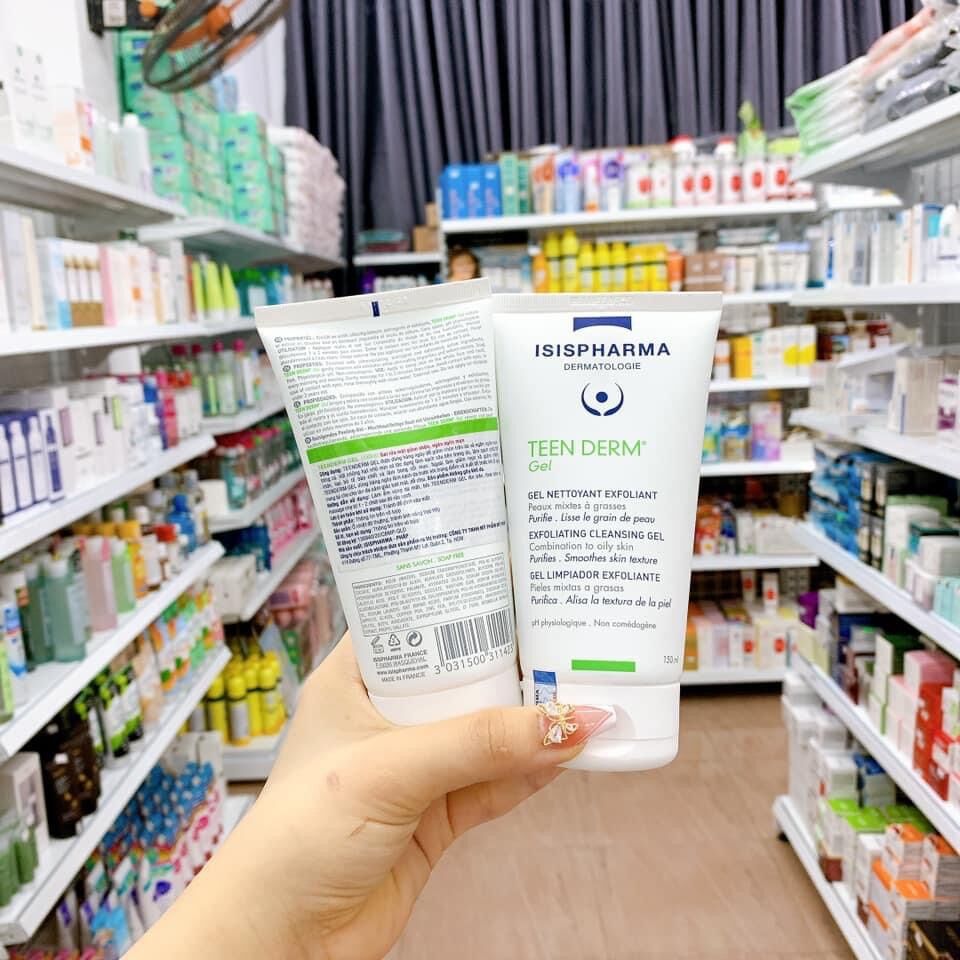 Sữa rửa mặt và ngăn ngừa mụn isispharma teen derm gel