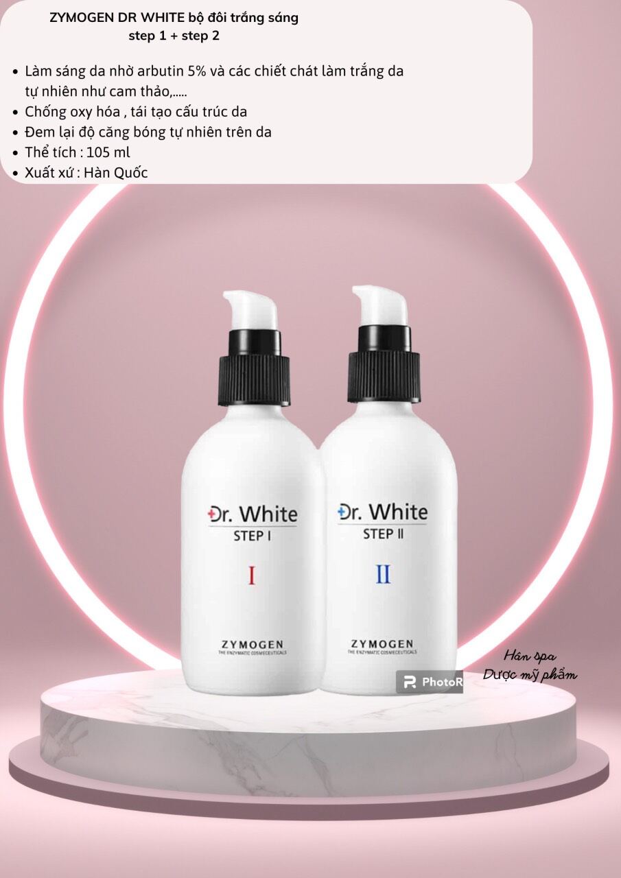 Dr white bộ đôi trắng sáng da