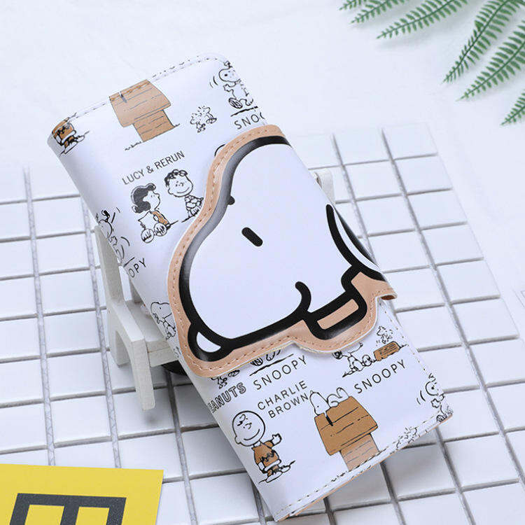 Mẫu Mới Nhật Hàn Hoạt Hình Snoopy Ví TiềN Nam Sinh Nữ Sinh Dáng Dài Anime Ví Tiền Đáng Yêu Hoạt Hình Ví Tiền