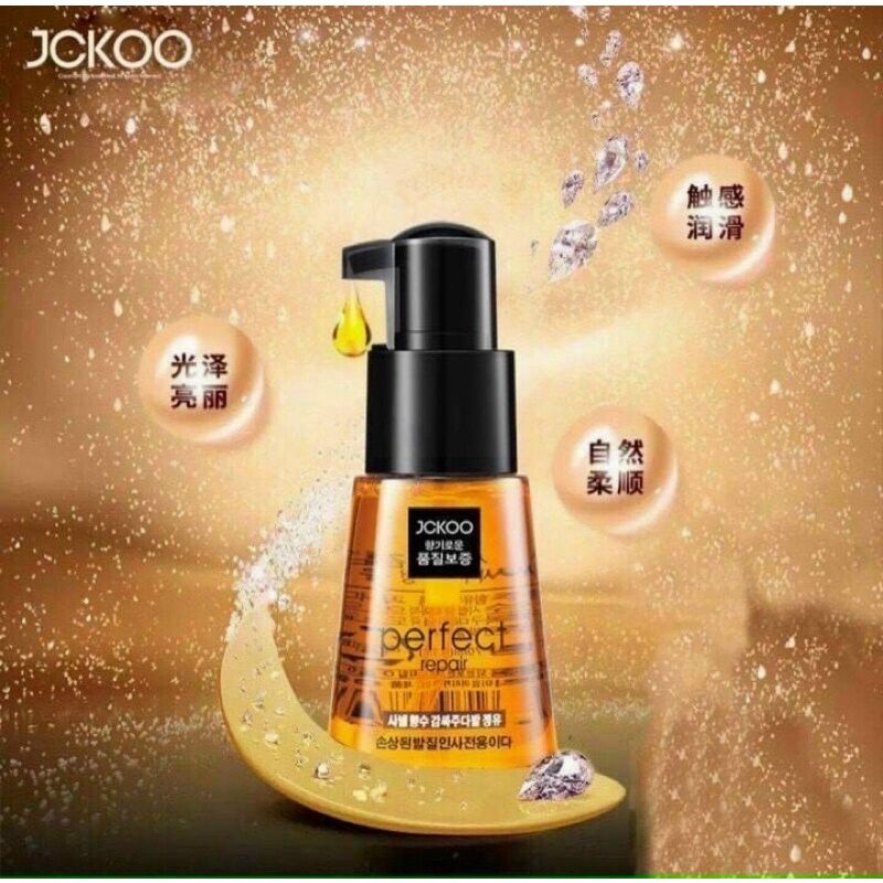 Tinh dầu dưỡng tóc uốn dưỡng tóc khô xơ tóc nhuộm Jckoo giúp giữ nếp tạo nếp tóc mềm