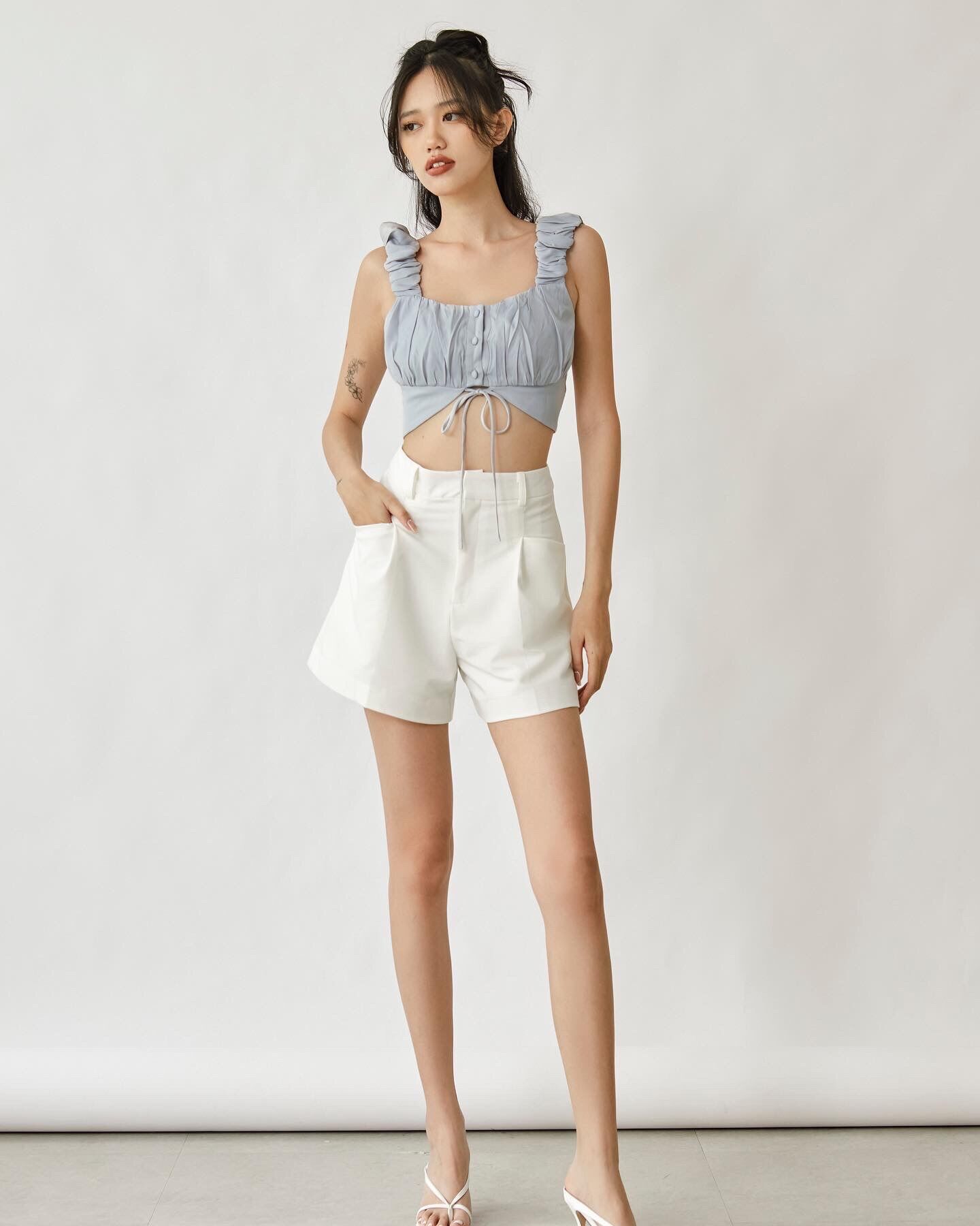Netta Crop - Grey Version