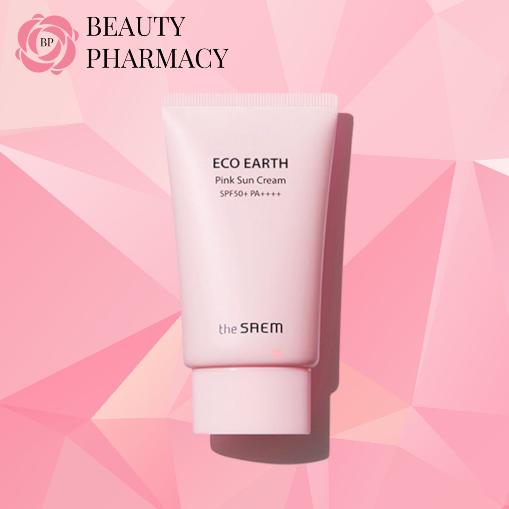 [TEM NHẬP KHẨU] Kem Chống Nắng The SAEM Eco Earth Pink Sun Cream SPF50+ PA++++