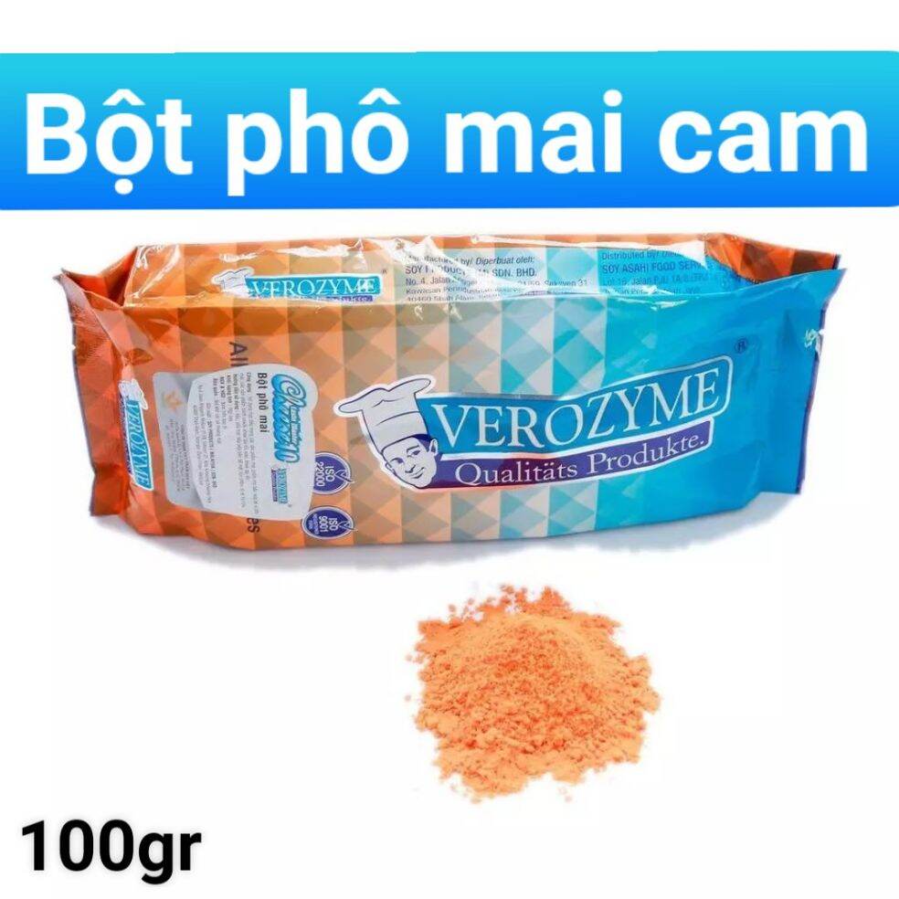Bột phô mai lắc khoai verozyme chiếc lẻ gói 100gr