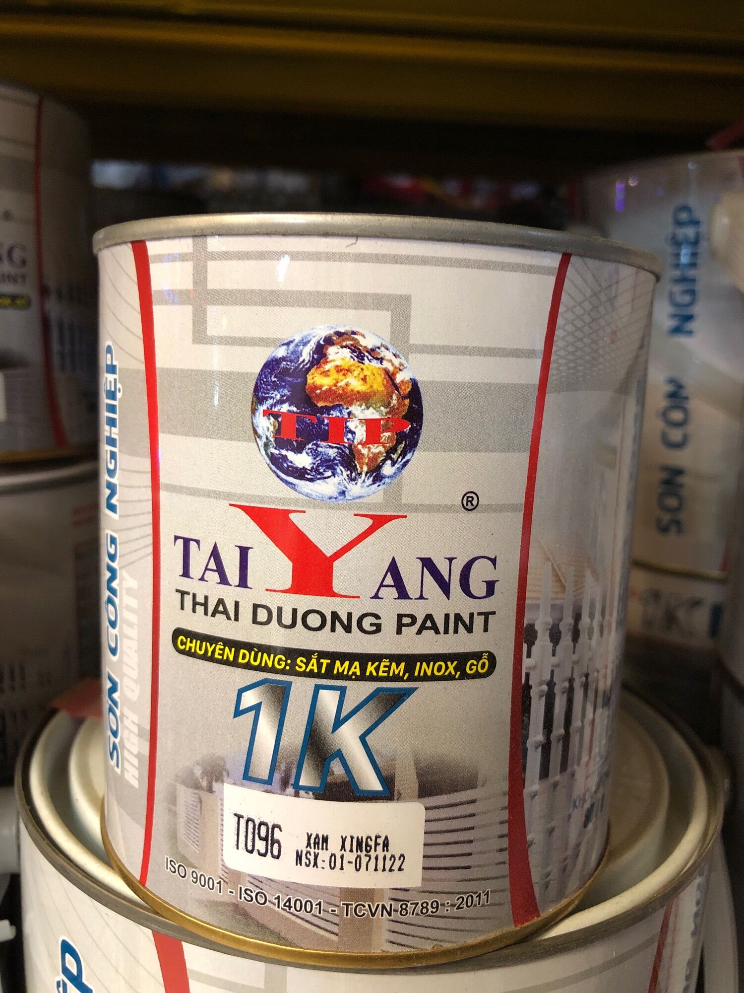 Sơn kẽm 1 thành phần 1k tiploại 1kg