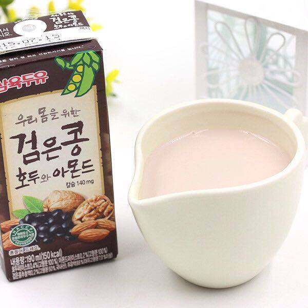 Thùng 24 chai Sữa óc chó hạnh nhân Hàn Quốc 190ml