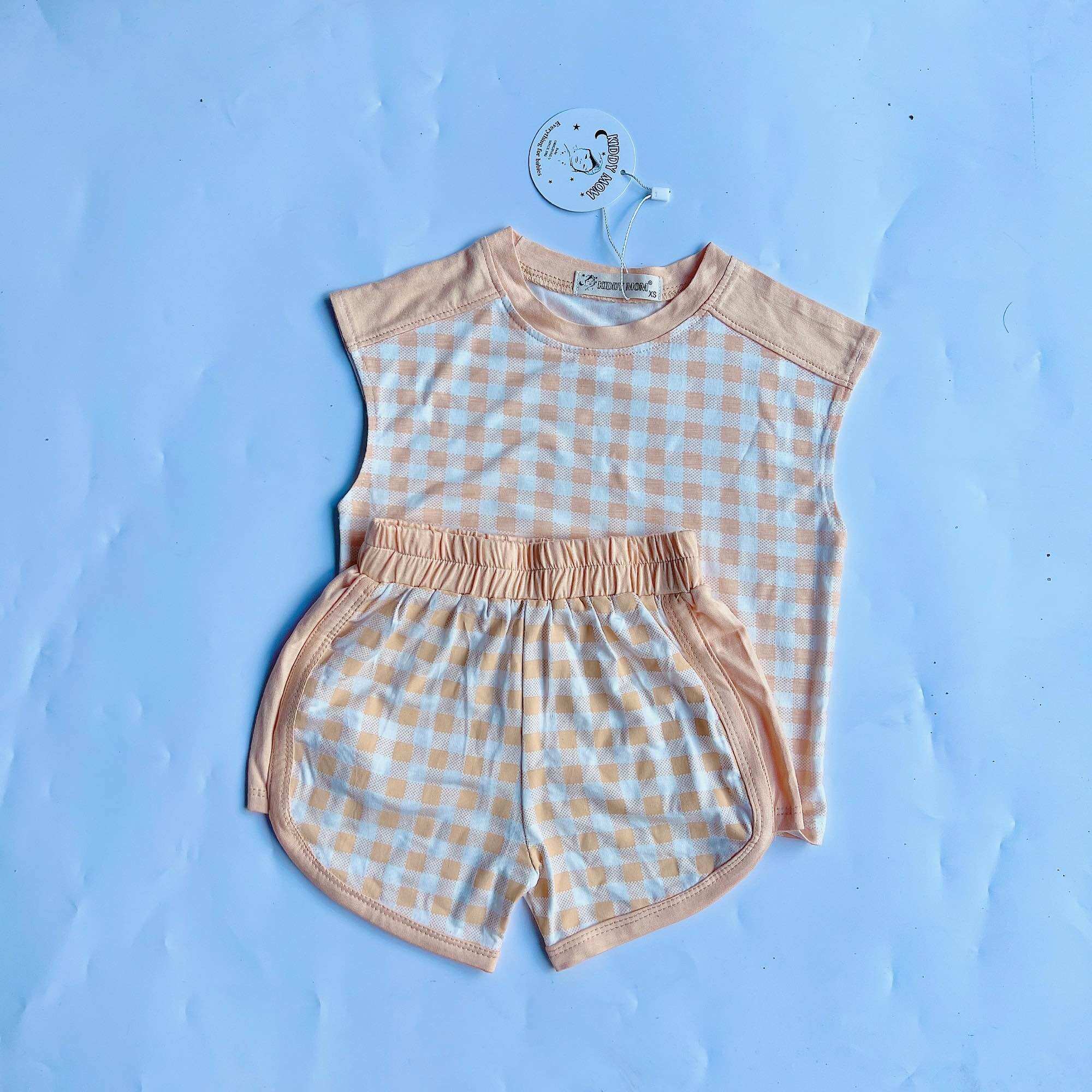 Bộ thun lạnh sát nách cho bé 5-18kg (cr)