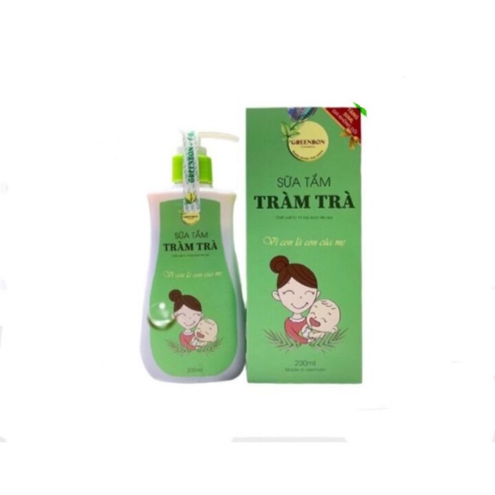 Sữa tắm tràm trà cho bé yêu