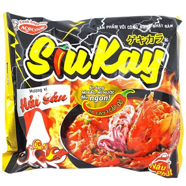 MÌ SIUKAY VỊ HẢI SẢN 128gr (có sỉ thùng)