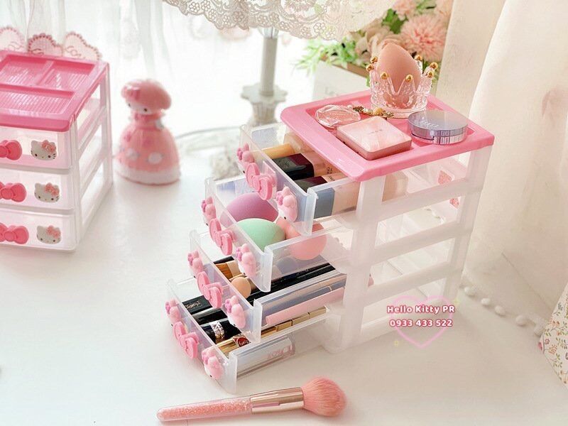 Hộp đựng trang sức phụ kiện Hello Kitty