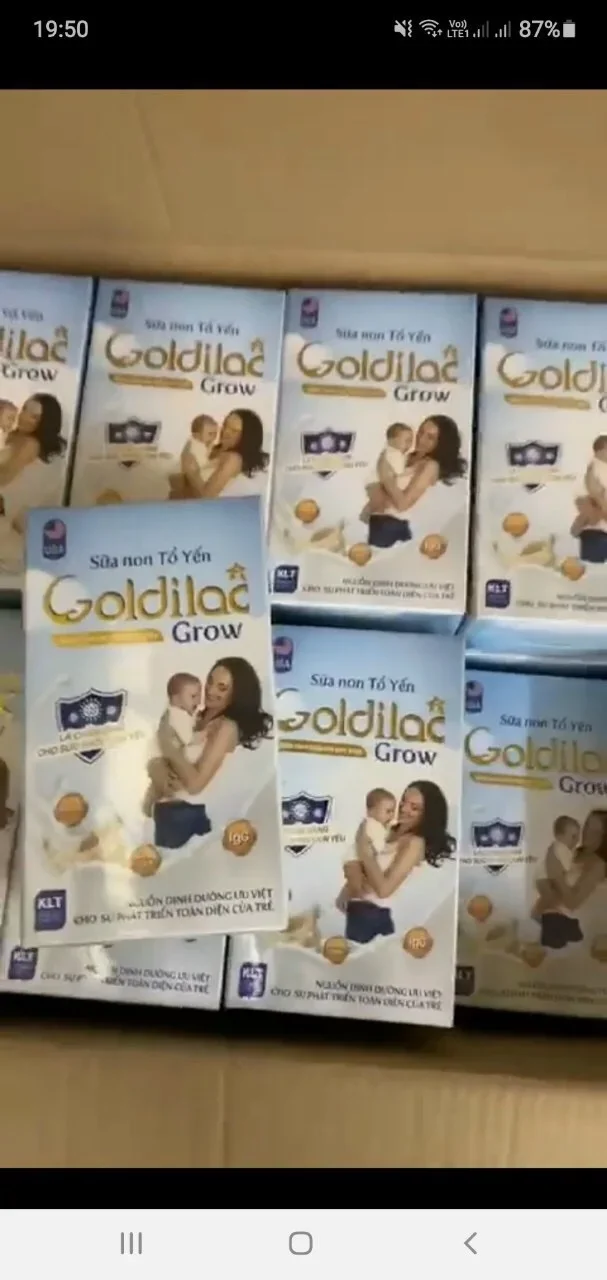 Sữa non tổ yến Goldilac grow 28gói/14g