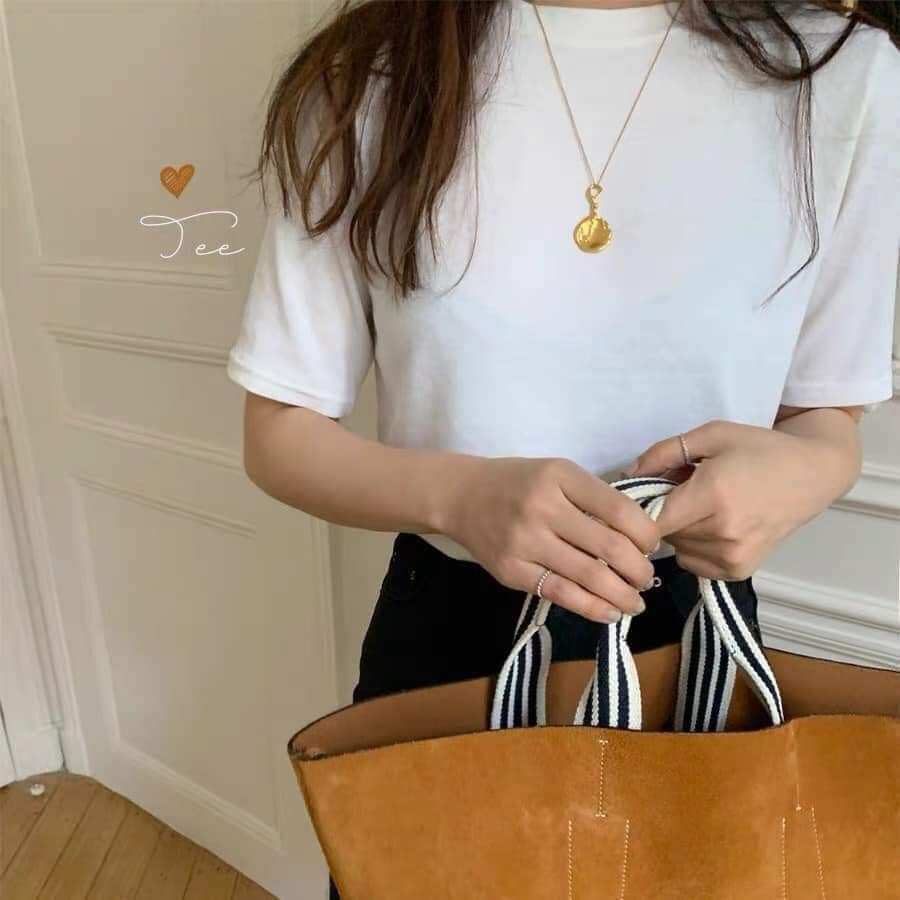 Áo thun Babytee Trơn Cá Tính, Áo Thun Nữ Babytee cotton co dãn