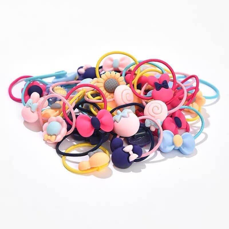 Set 20 Dây Buộc Tóc Cho Bé