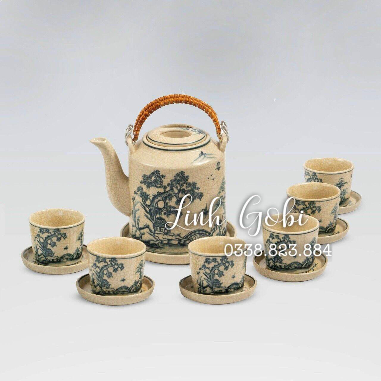 Bộ ấm Tích men rạn cổ ( chọn mẫu )