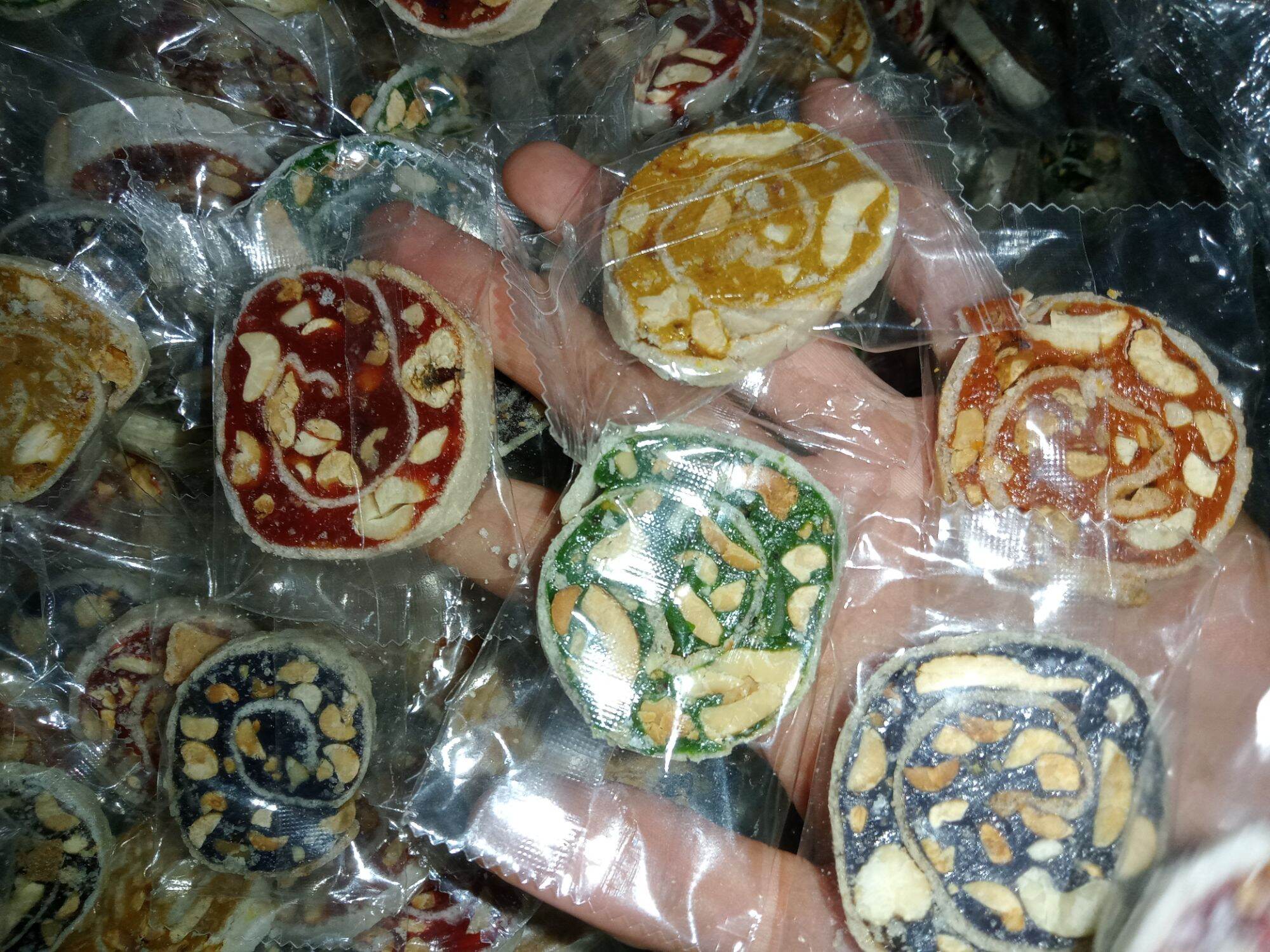 500g Kẹo chuối cuộn mix vị