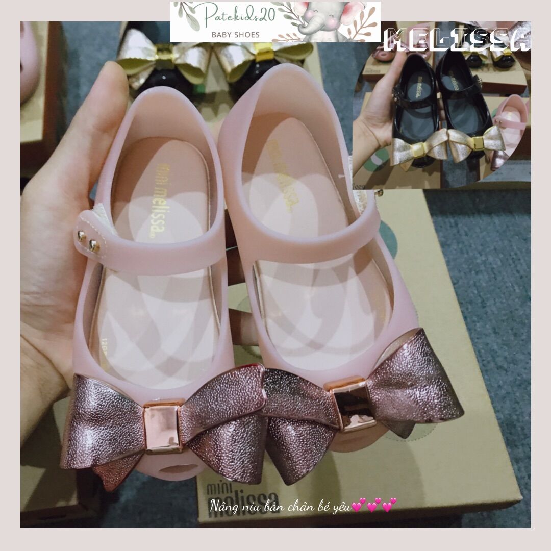 [Hàng mới về]Giầy thạch nhựa thơm melisa cho bé gái🌸