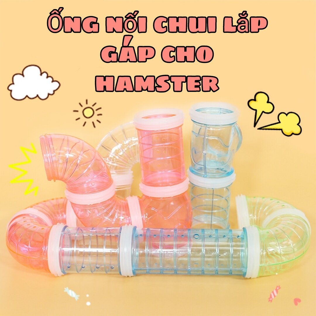 Bộ ống nối lắp gáp lồng chuồng cho hamster