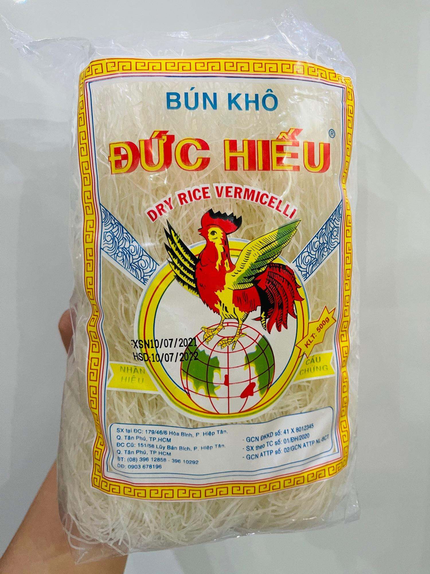 10 GÓI BÚN GẠO KHÔ ĐỨC HIẾU LOẠI 500GR