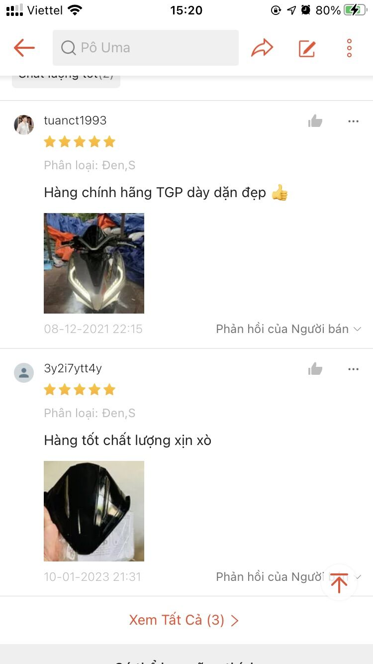 Mão chắn gió vario 150 chính hãng