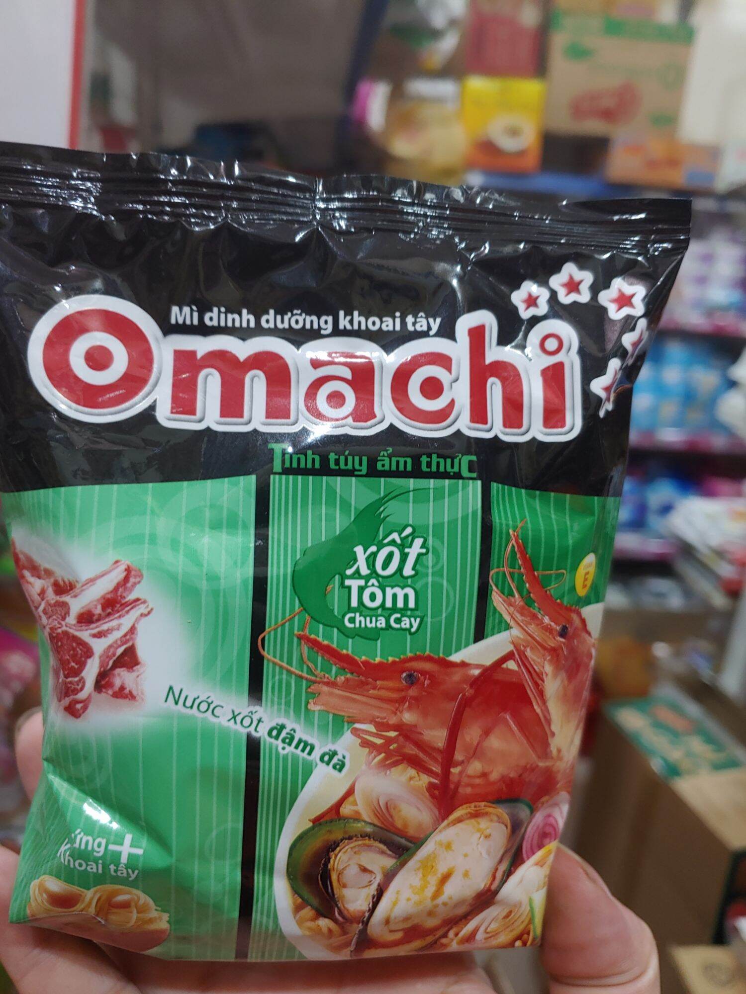 Mì Omachi gói các vị