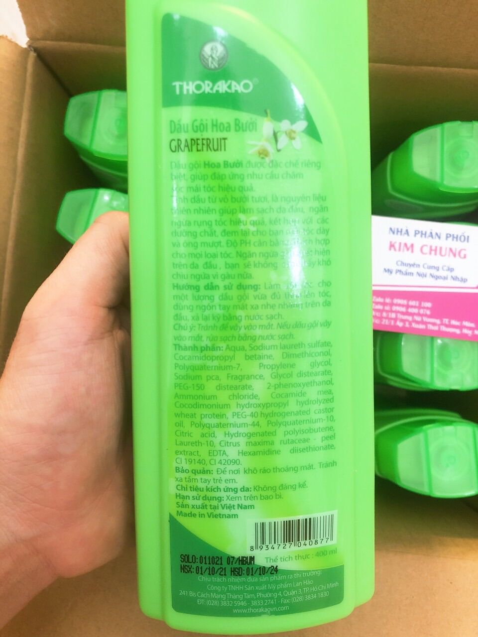 Dầu Gội Hoa Bưởi Thorakao 400ml