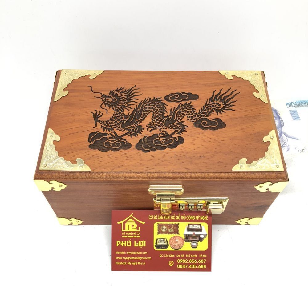 Hộp đựng tiền,đựng dấu phong thủy 12 con giáp