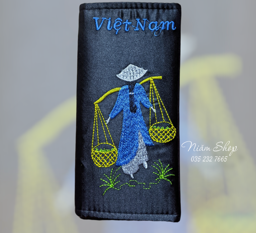 ✨ VÍ DÀI THỔ CẨM - THÊU ✨