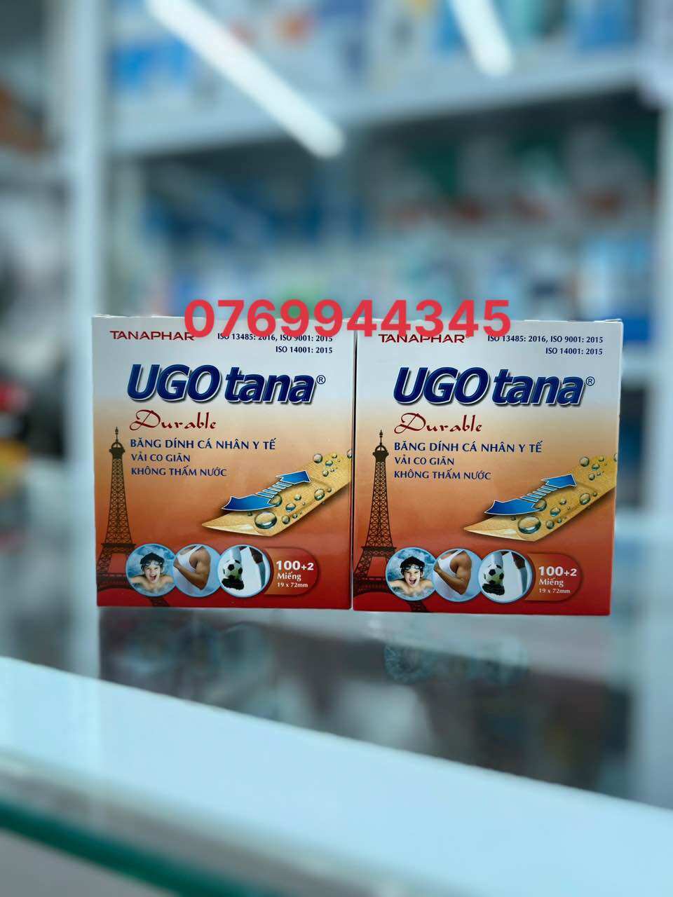 Băng keo cá nhân ugo tana 102 miếng