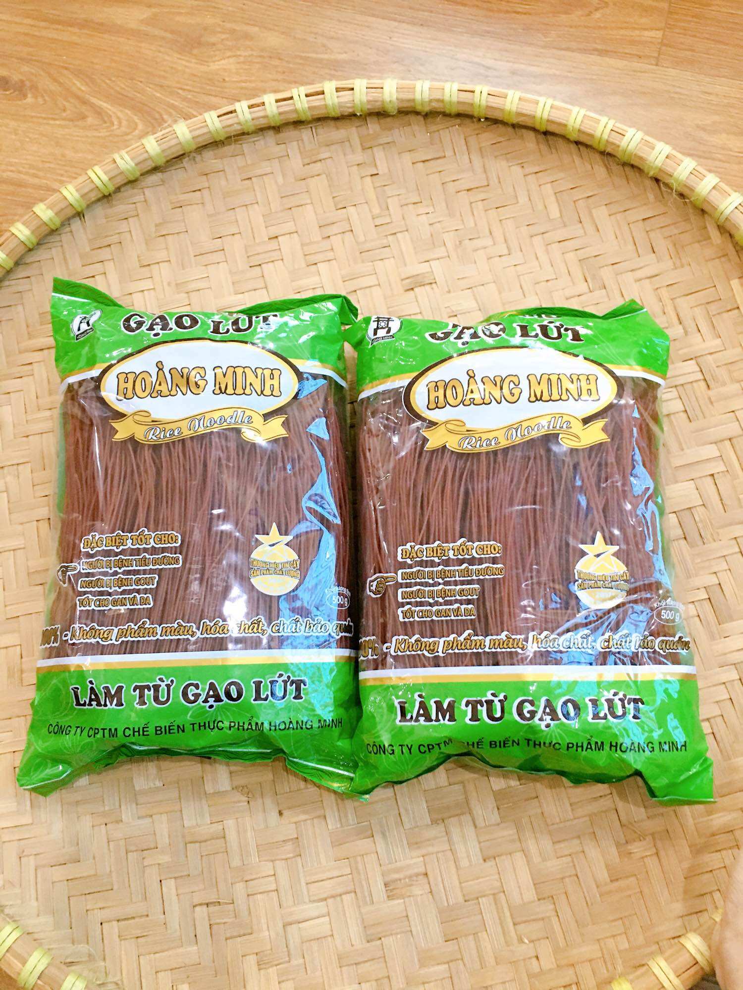 Bún gạo lứt Hoàng Minh gói 500g