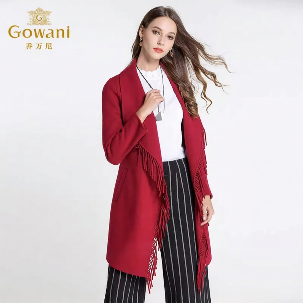 Gowani | Slim Fit Wool Coat Long Length Giá 3,654,000 Đồng*Miễn phí vận chuyển