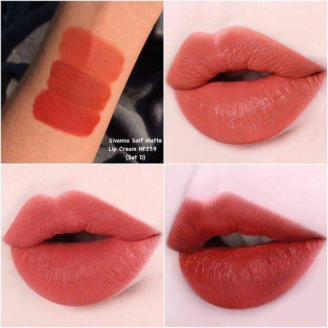 SÉT SON KEM LÌ 3 CÂY SIVANNA SOFT MATTE