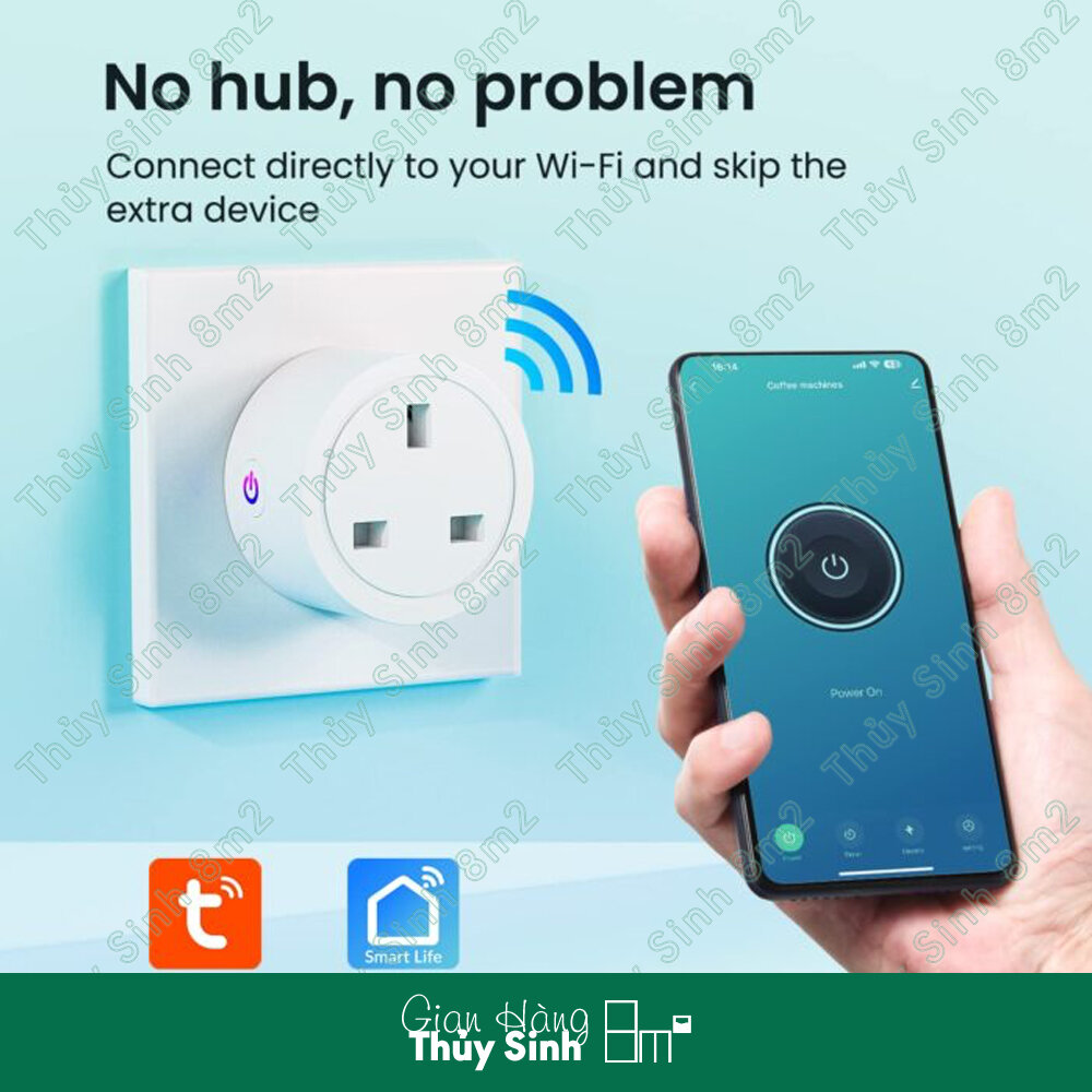 Timer Wifi, Ổ Cắm Hẹn Giờ Wifi | 8m2
