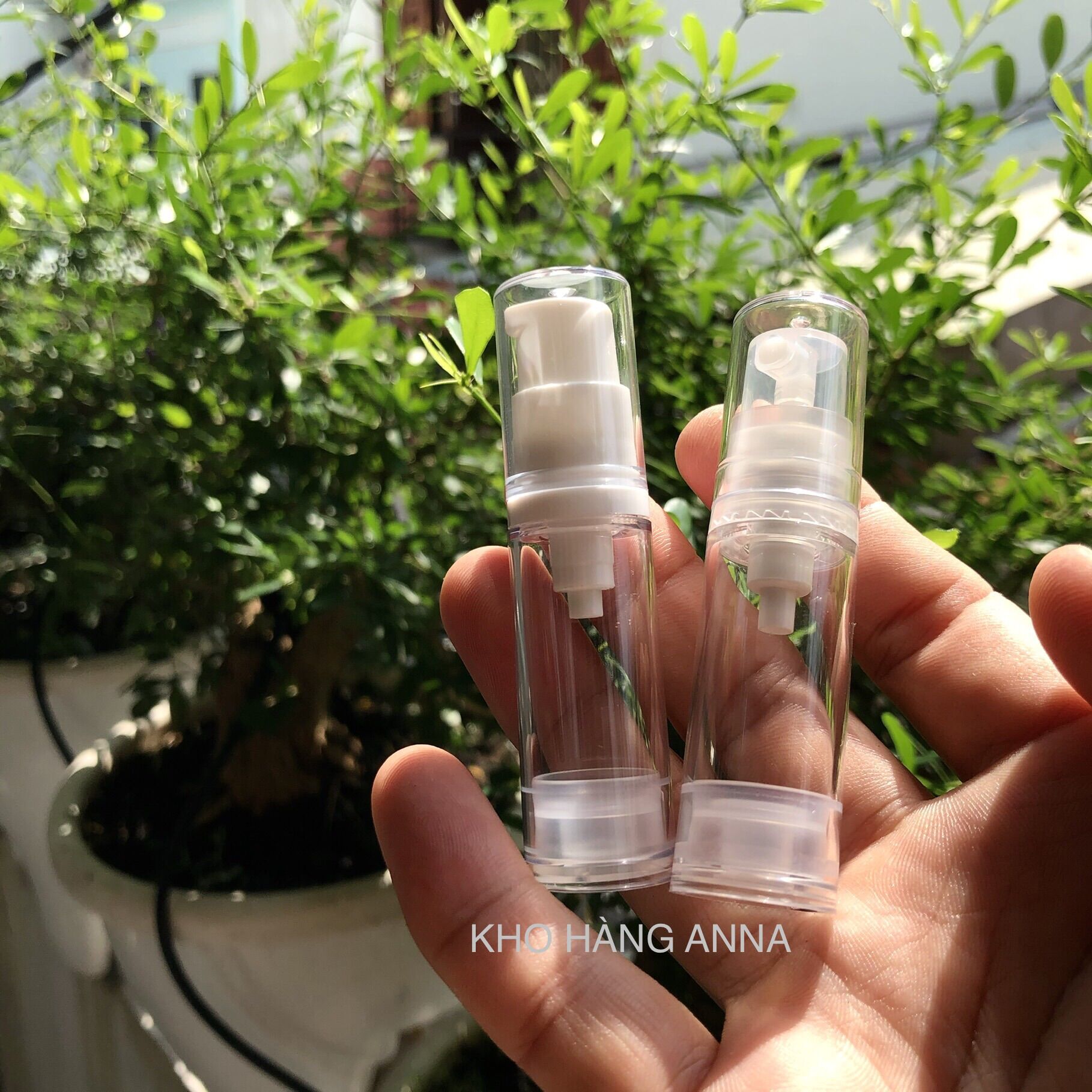 2 chai CHÂN KHÔNG xịt giọt / xịt sương - Combo 2 chai hút chân không xịt giọt trong suốt - chai nhựa rỗng trong suốt chiết Mỹ phẩm