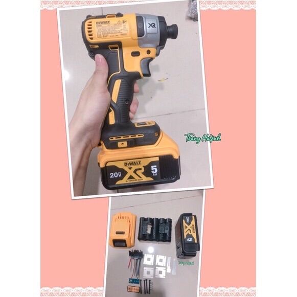 bộ vỏ mạch dewalt 20v giống zin